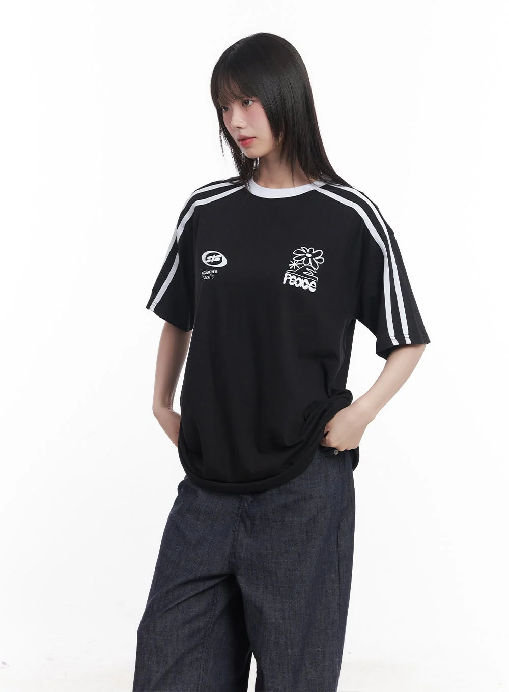 Oversized Graphic Tee CU506 - Image 11