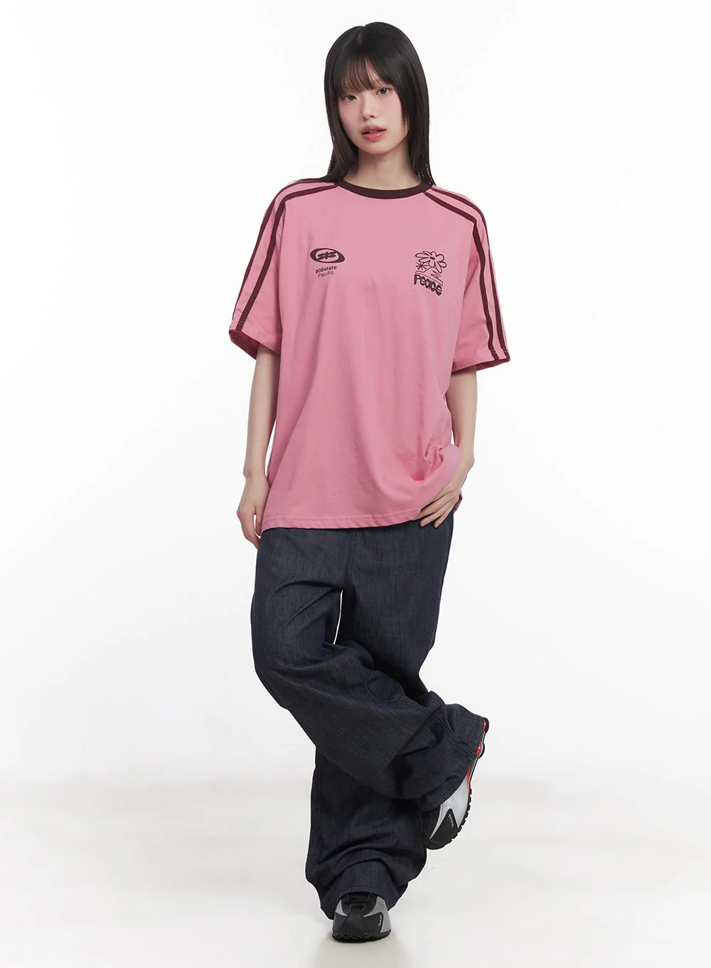 Oversized Graphic Tee CU506 - Image 3