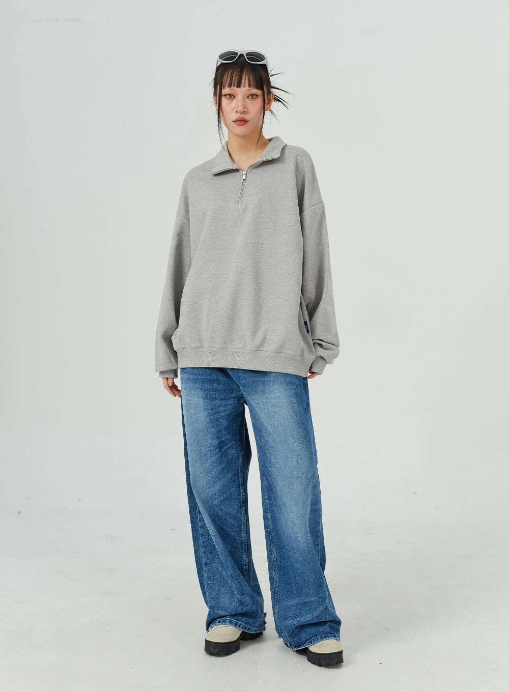 Oversized Jeans Unisex CM321 - Image 3