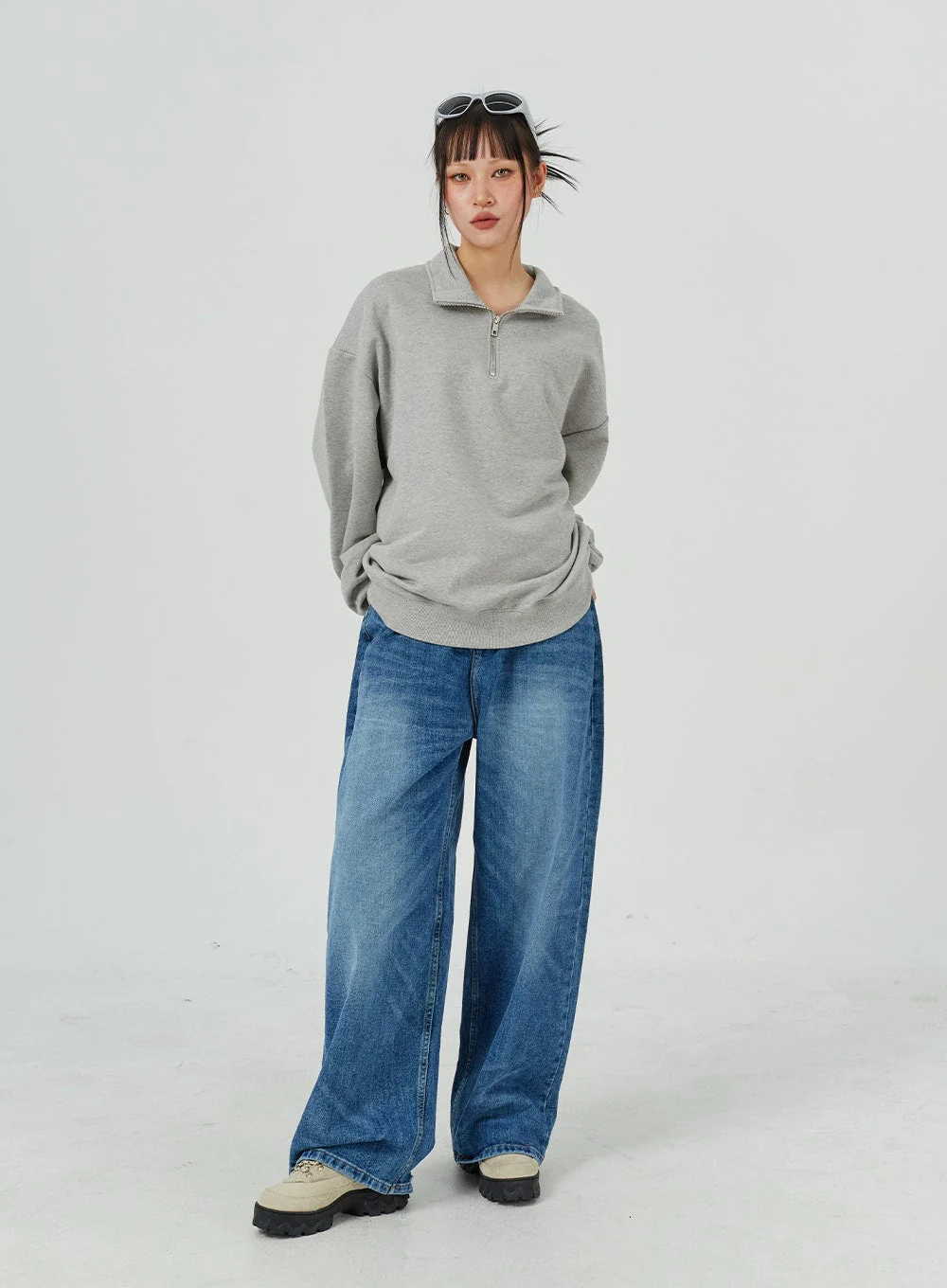 Oversized Jeans Unisex CM321 - Image 4