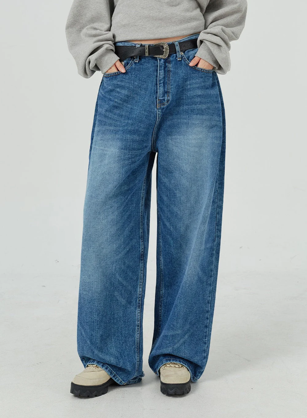 Oversized Jeans Unisex CM321 - Image 9