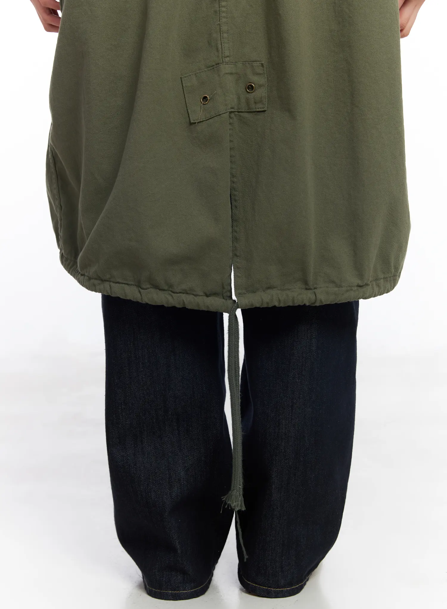 Oversized Safari Casual Trench Coat CF504 - Image 6