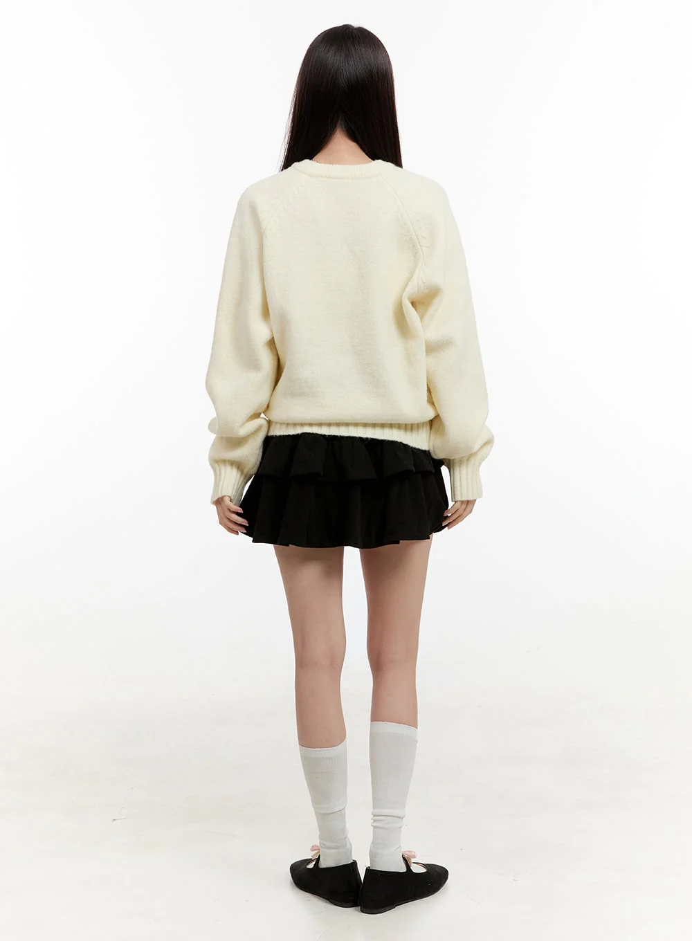 Oversized V-Neck Sweater OG429 - Image 3