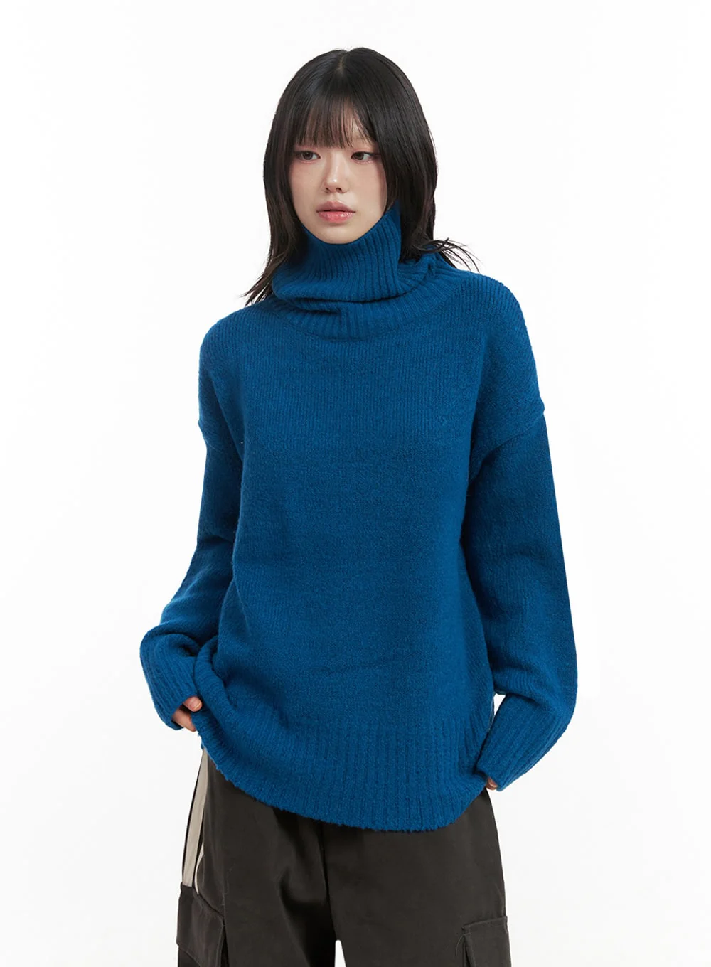 Oversized Warm Turtleneck Sweater IN427 - Image 2