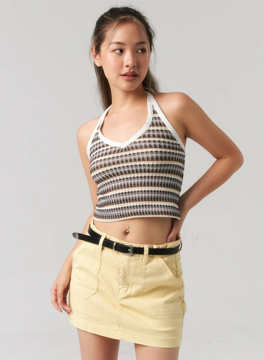 Pastel Color Mini Skirt CU330 - Image 11
