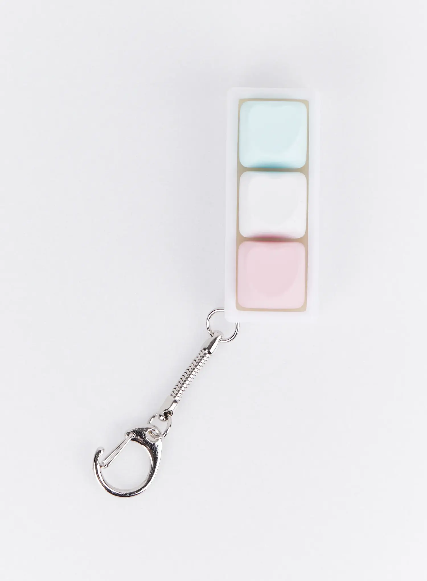 Pastel Heart 3-Keycap Keychain IA524 - Image 2