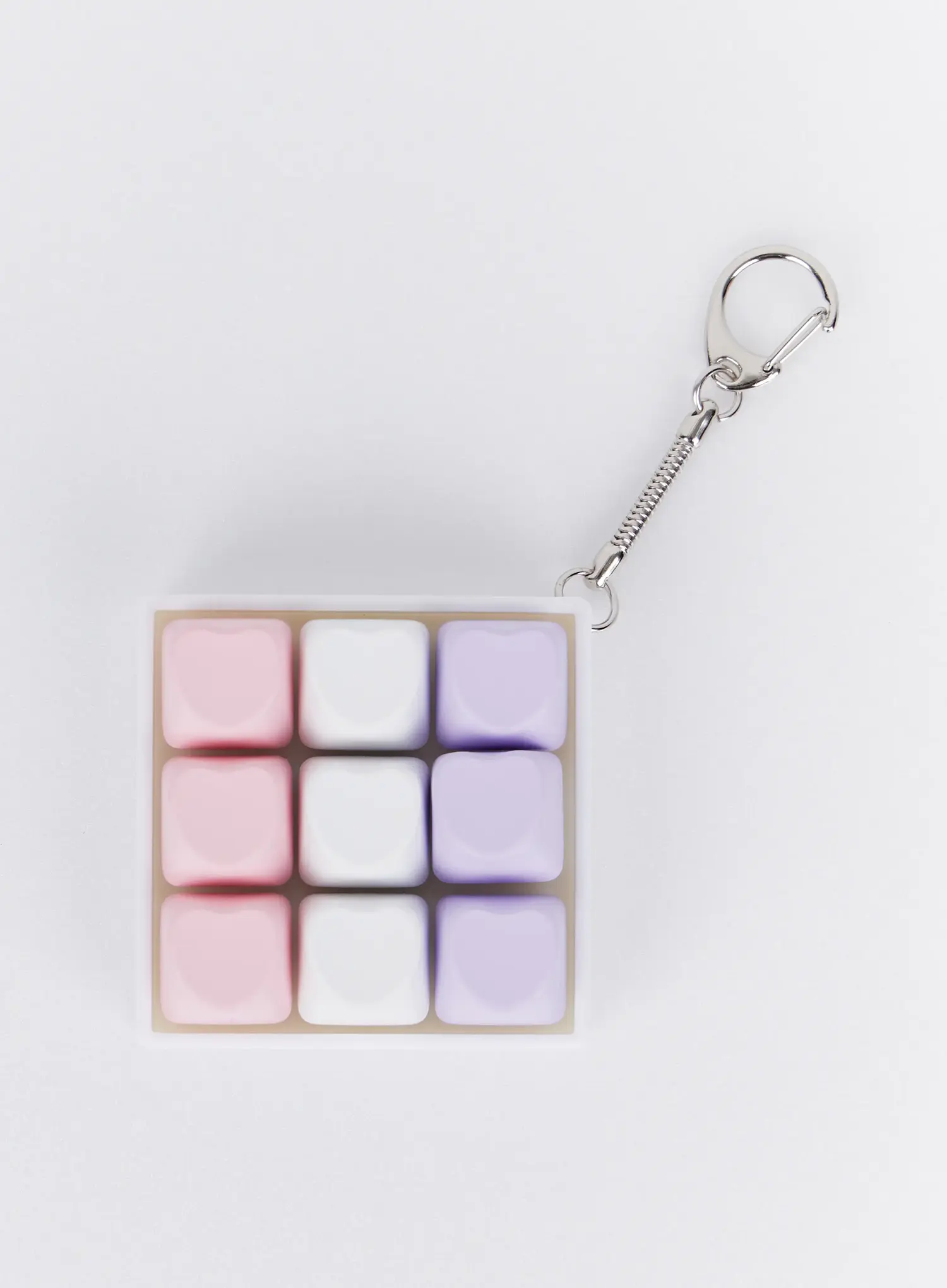 Pastel Heart 9-Keycap Keychain IA524 - Image 4