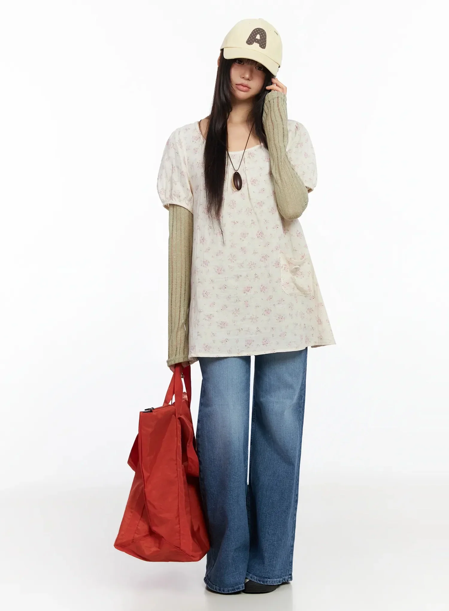 Patterned Tunic Layer Dress IA523