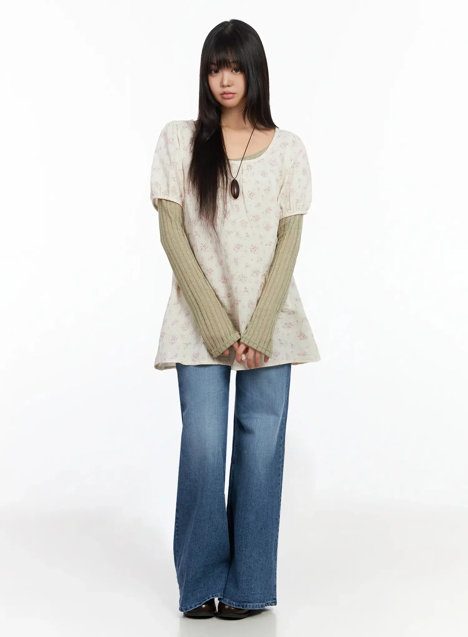 Patterned Tunic Layer Dress IA523 - Image 5