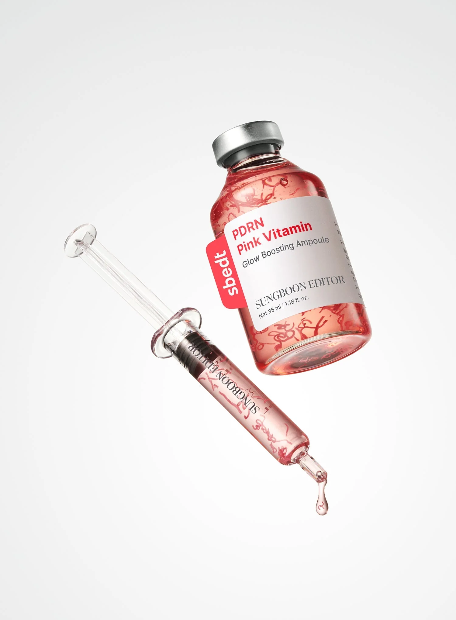 PDRN Pink Vitamin Glow Boosting Ampoule (40ml) - Image 2