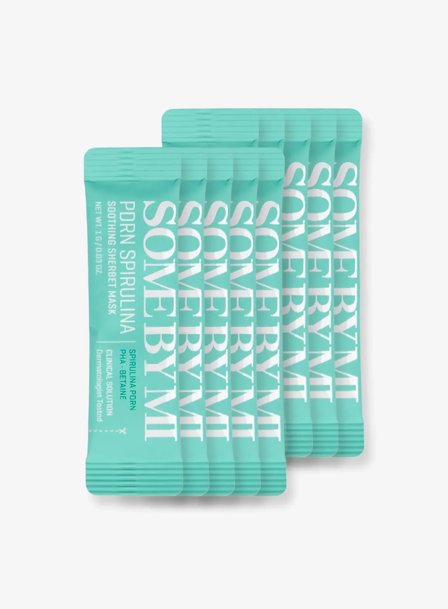 PDRN Spirulina Soothing Sherbet Mask (10ea) - Image 3