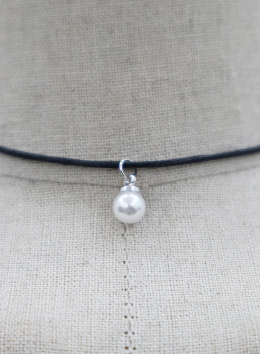 Pearl Choker Necklace OO24 - Image 11