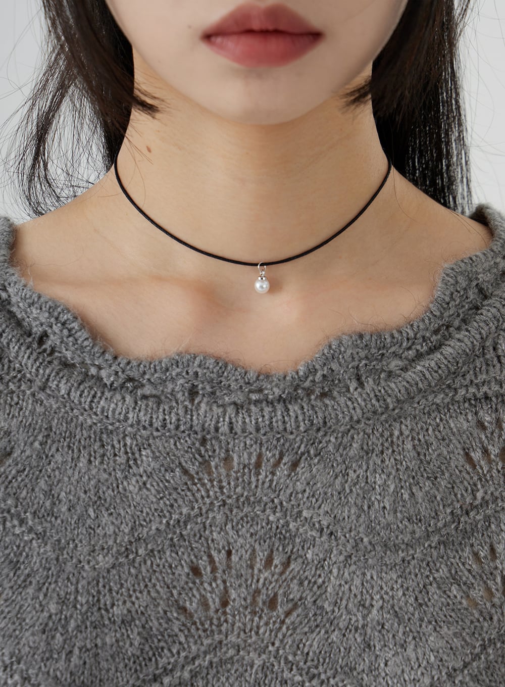 Pearl Choker Necklace OO24 - Image 3