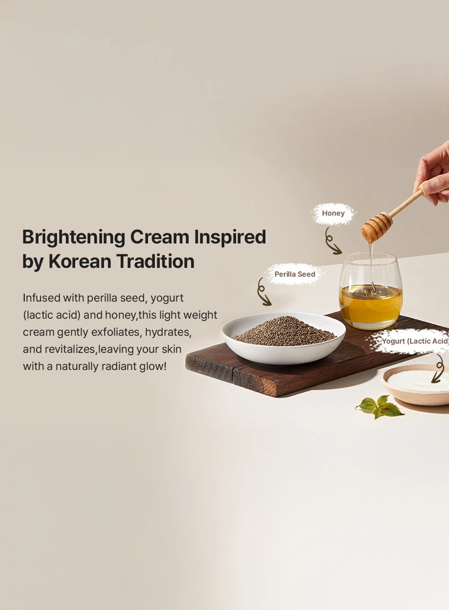 Perilla Brightening Cream Plus (50g) - Image 5