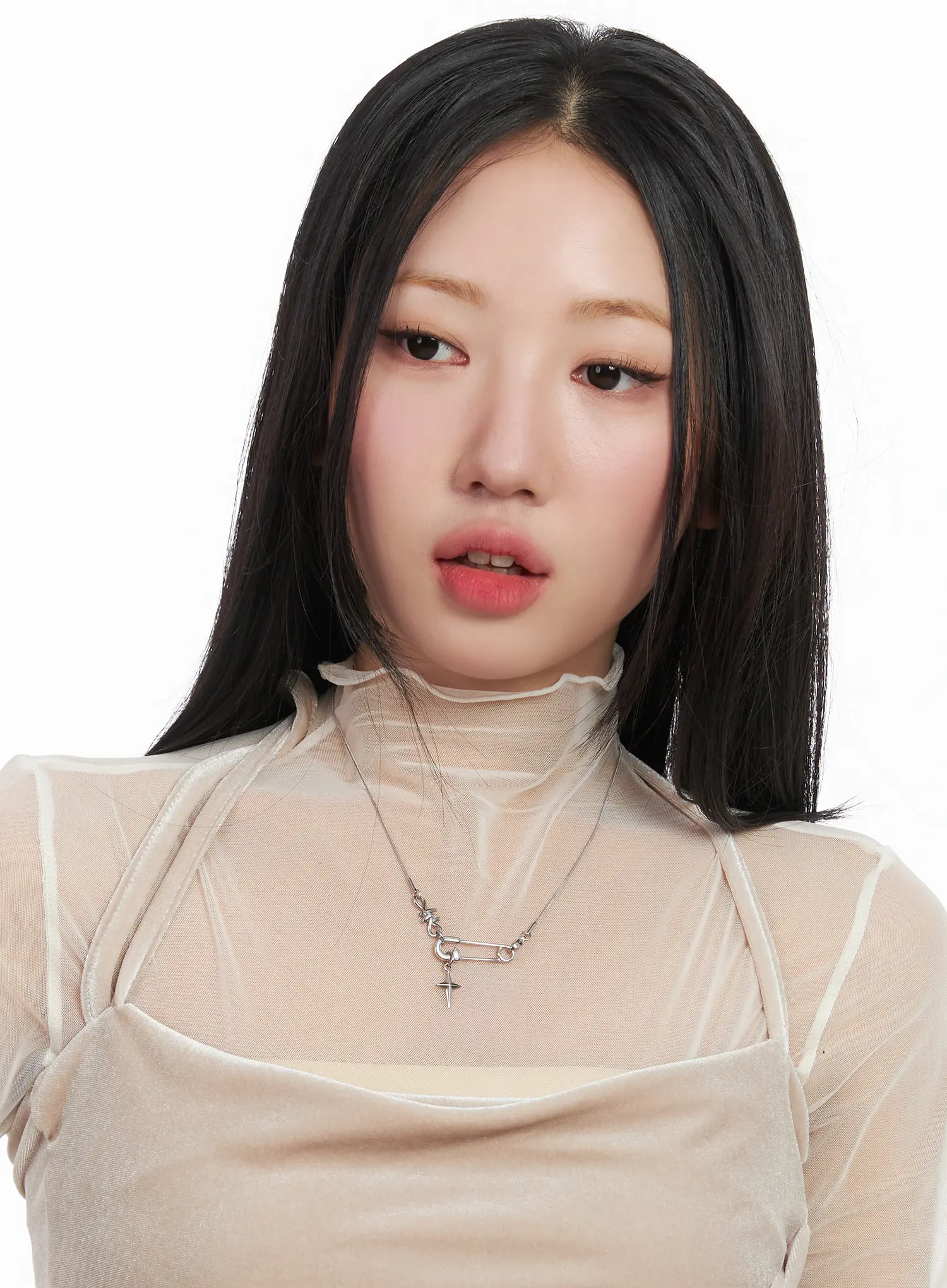 Pin-Style Charm Necklace CD530 - Image 3