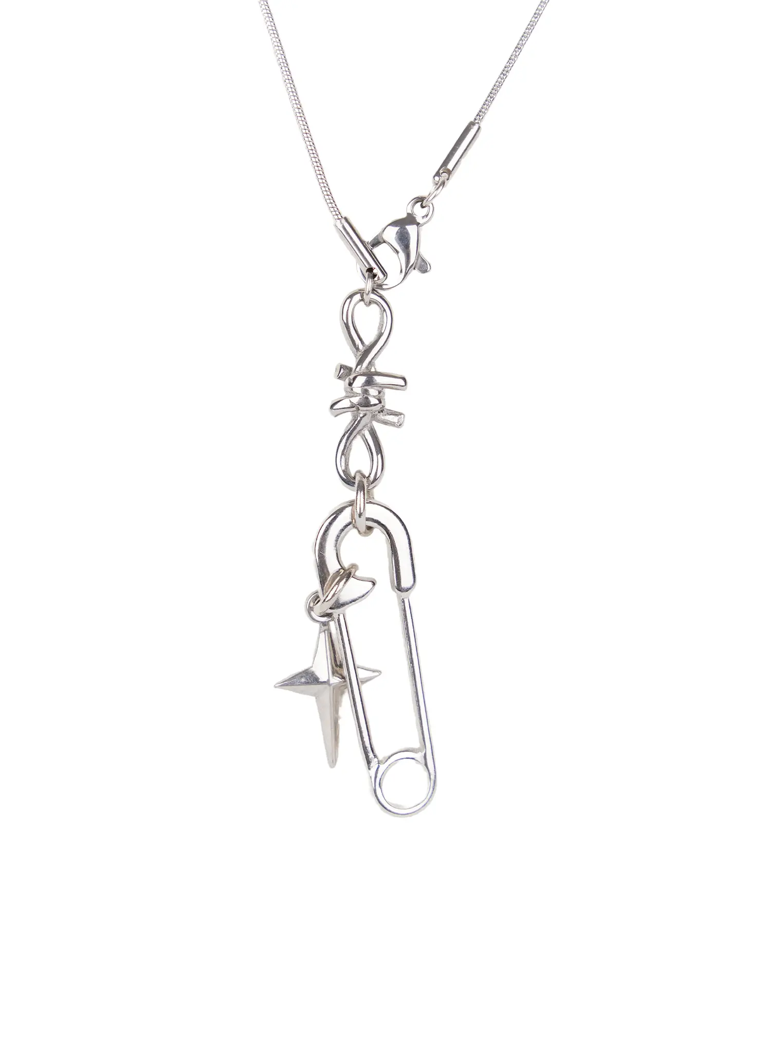 Pin-Style Charm Necklace CD530 - Image 4