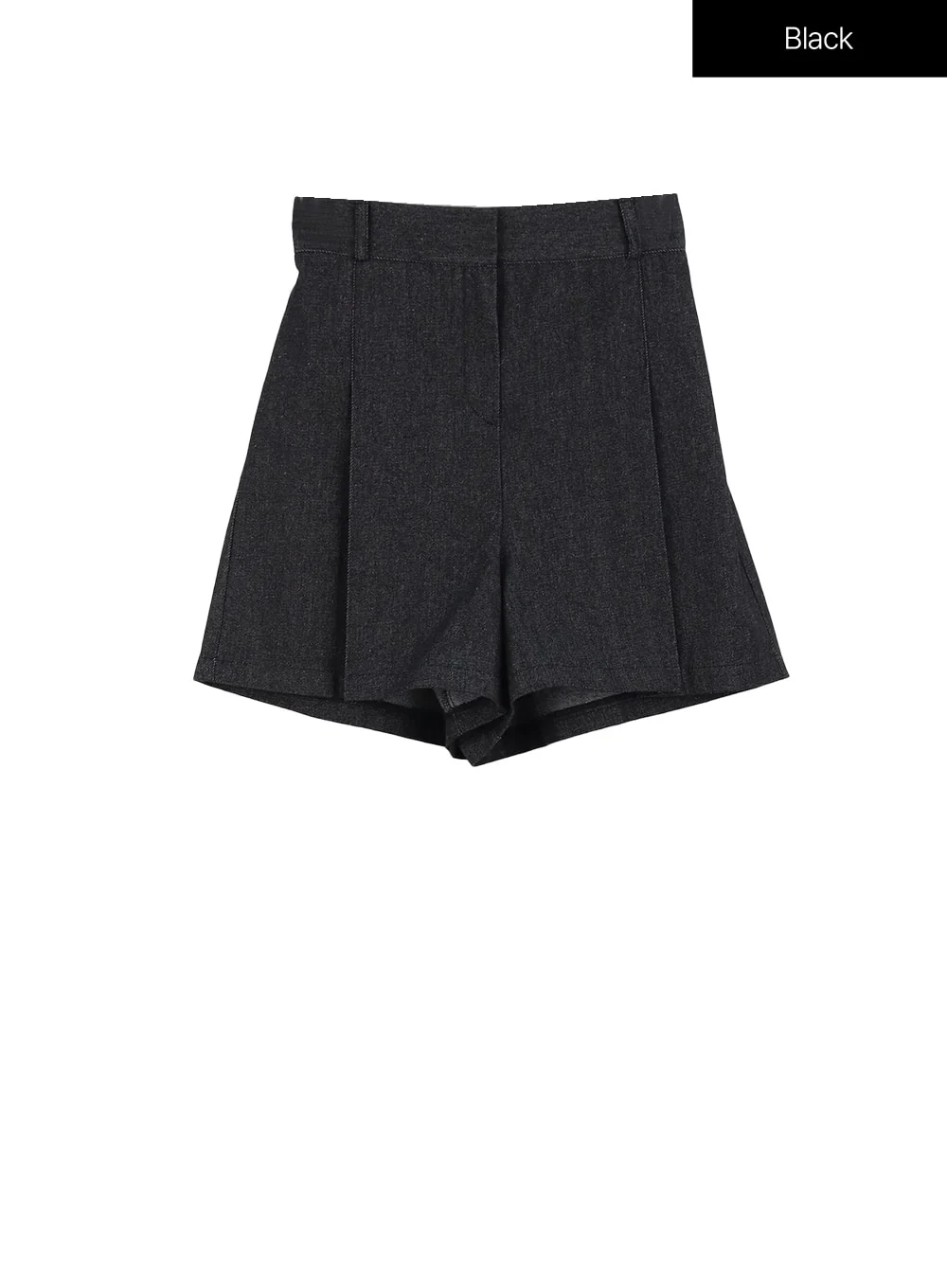 Pintuck Denim Shorts IS315 - Image 12