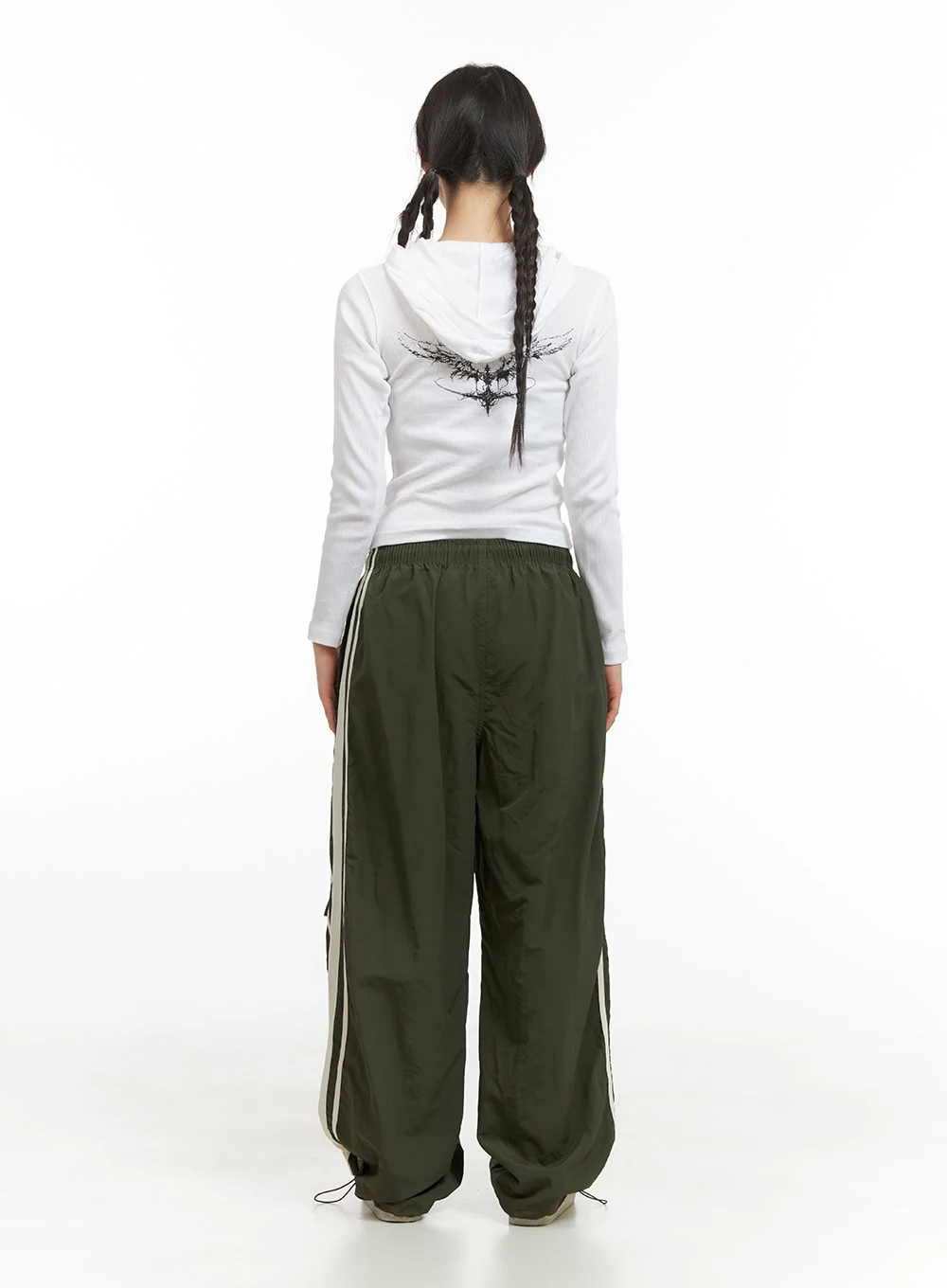 Pintuck Sporty Sweatpants CG420 - Image 4