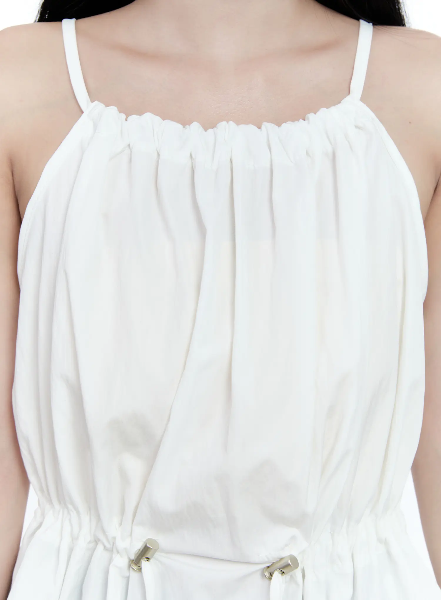 Pintuck String Halter Top CG512 - Image 3