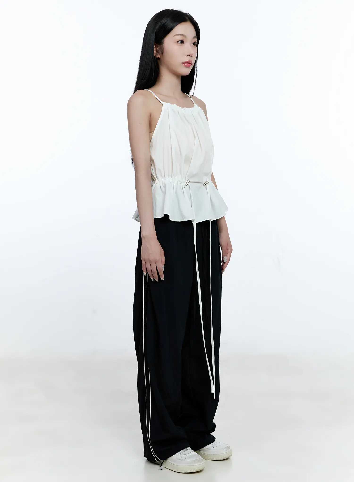 Pintuck String Halter Top CG512 - Image 6
