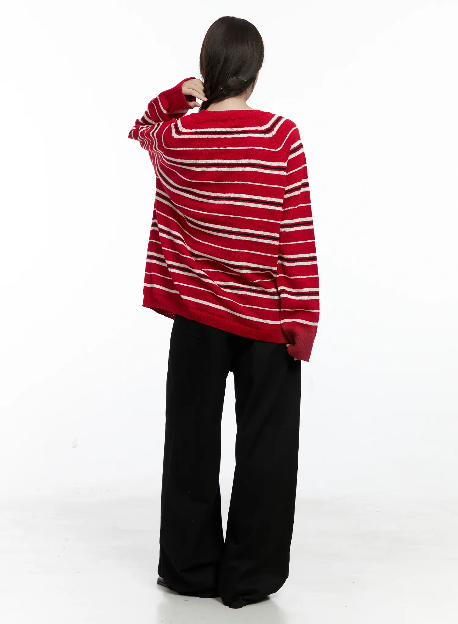 Pintuck Wide Pants CO503 - Image 6