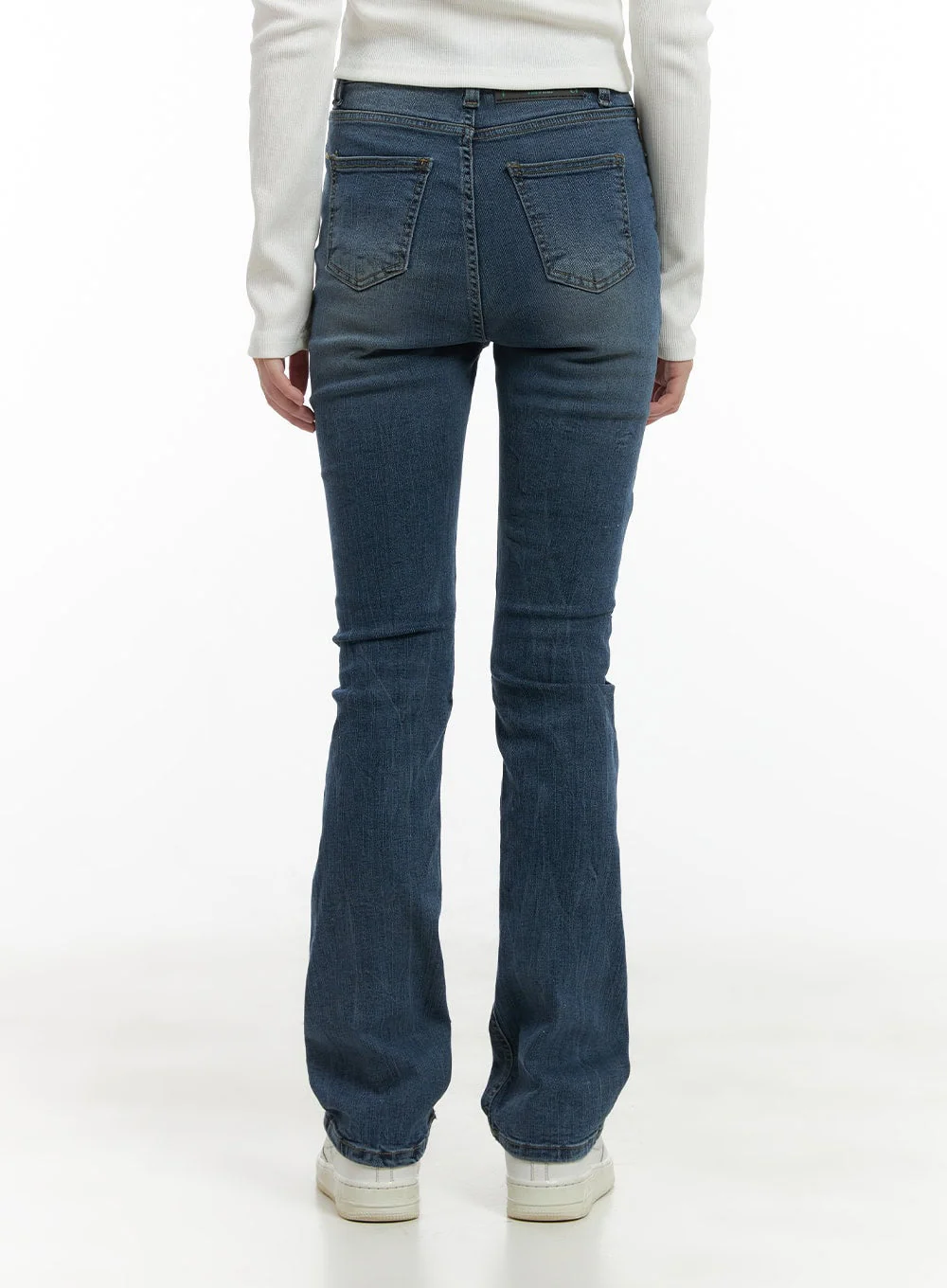 Pixie Slim Washed Bootcut Jeans CG427 - Image 6