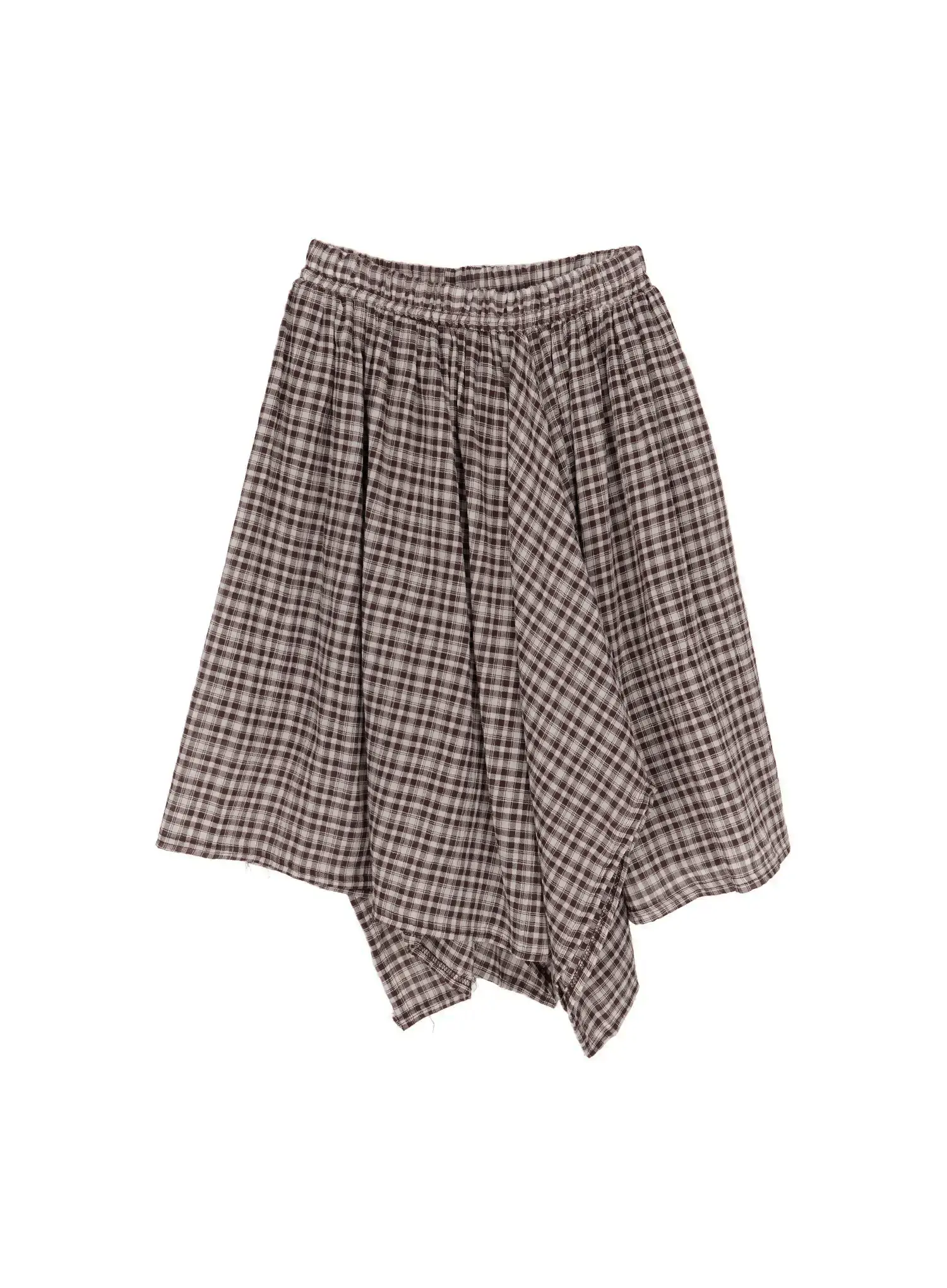 Plaid Asymmetrical Midi Skirt CM524 - Image 12