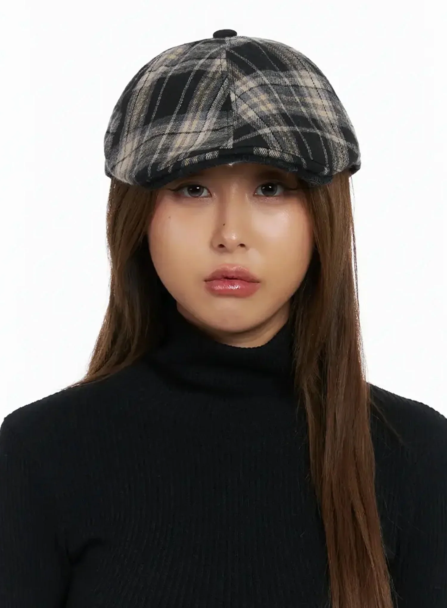 Plaid Flat Cap ID503 - Image 7