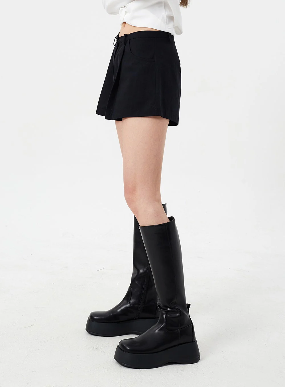 Platform Knee High Boots CM307 - Image 4