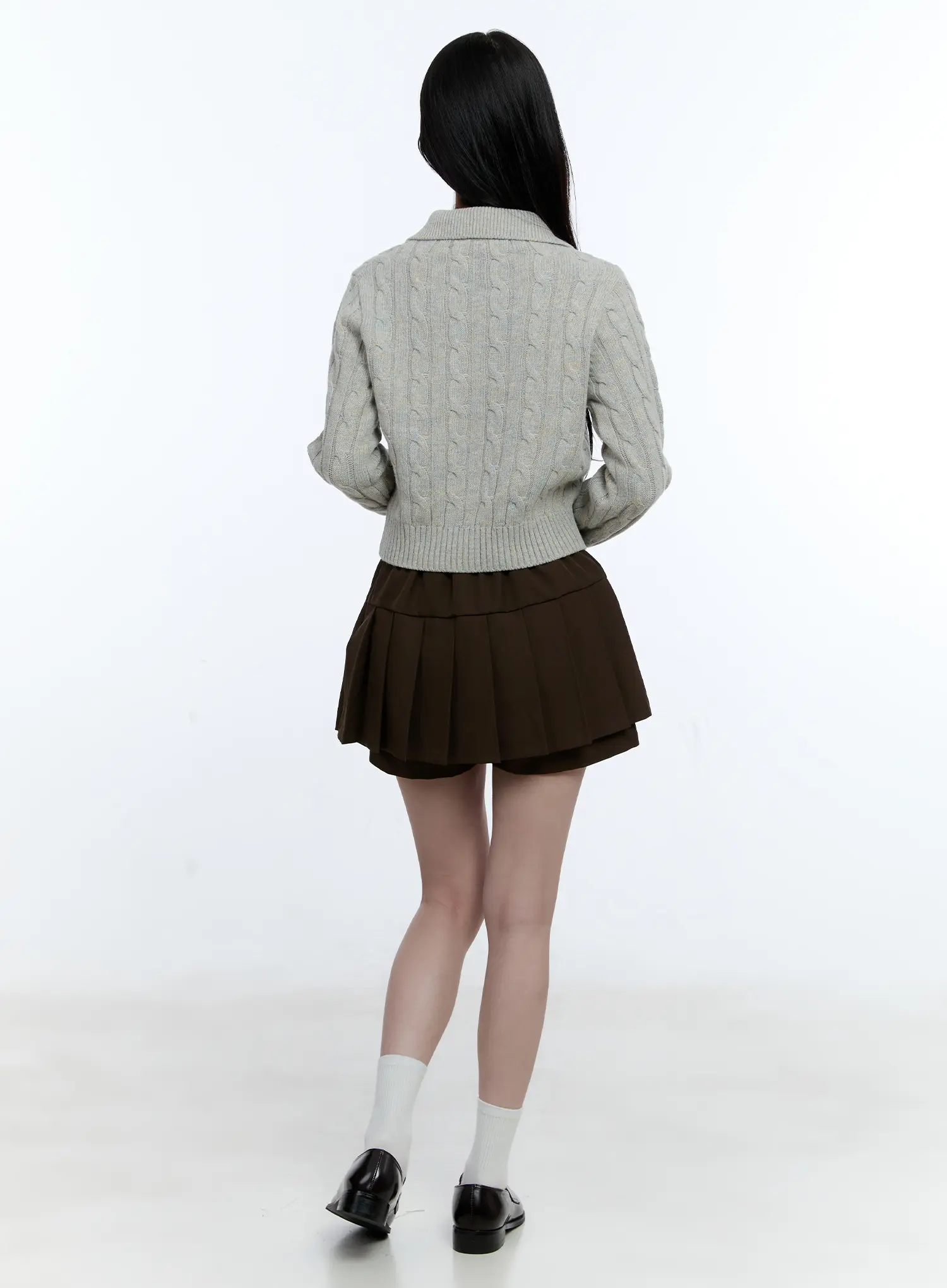 Pleated Adjustable Mini Skort CG514 - Image 6