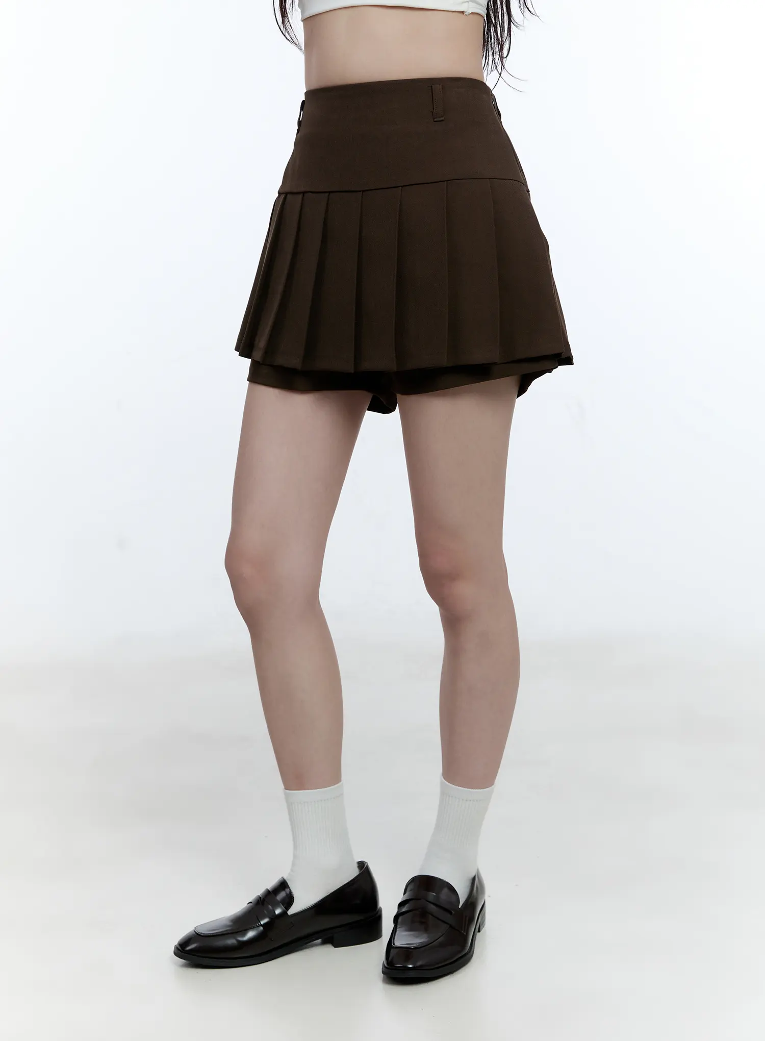 Pleated Adjustable Mini Skort CG514 - Image 7