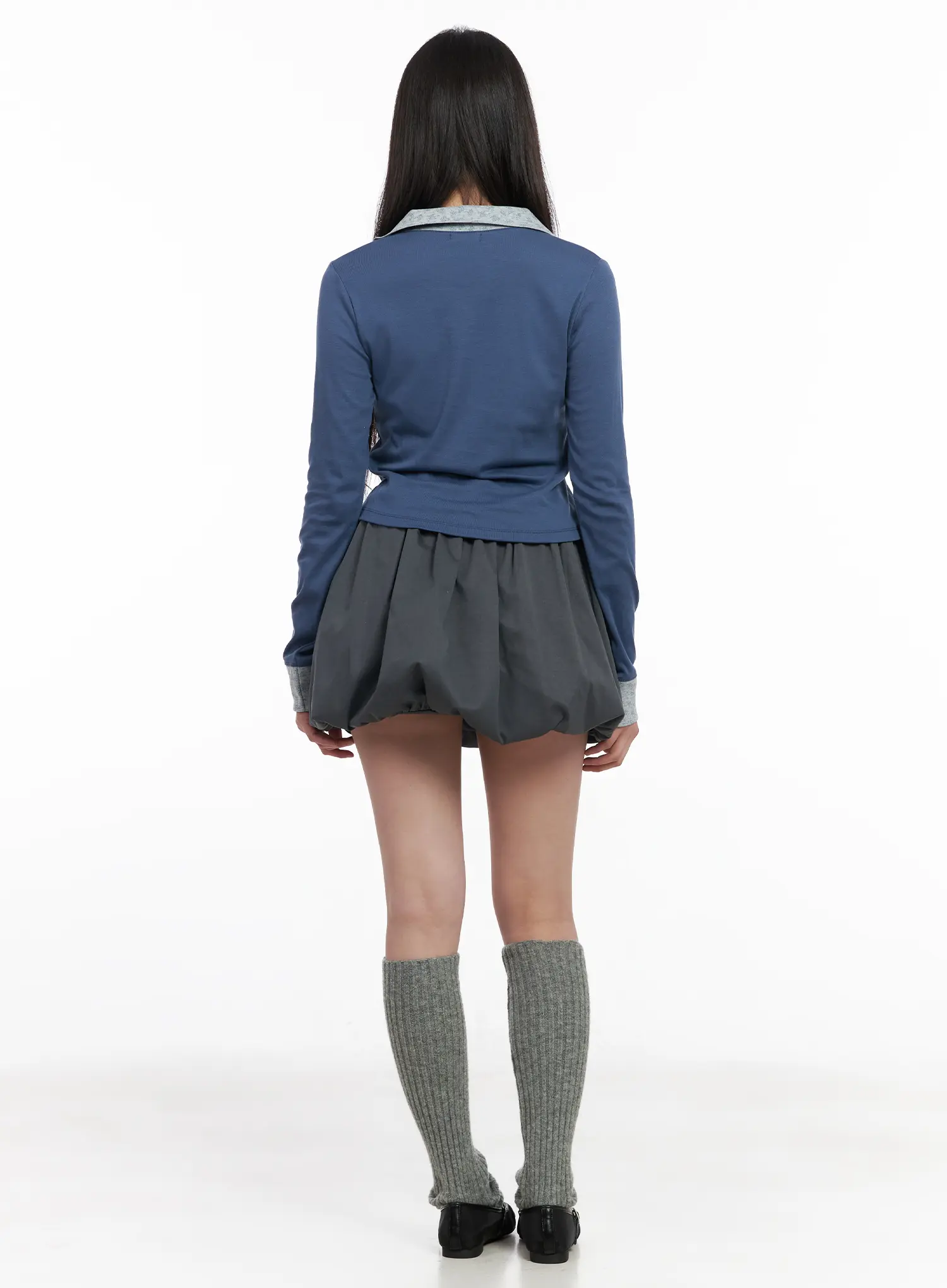 Pleated Balloon Mini Skirt CM513 - Image 7