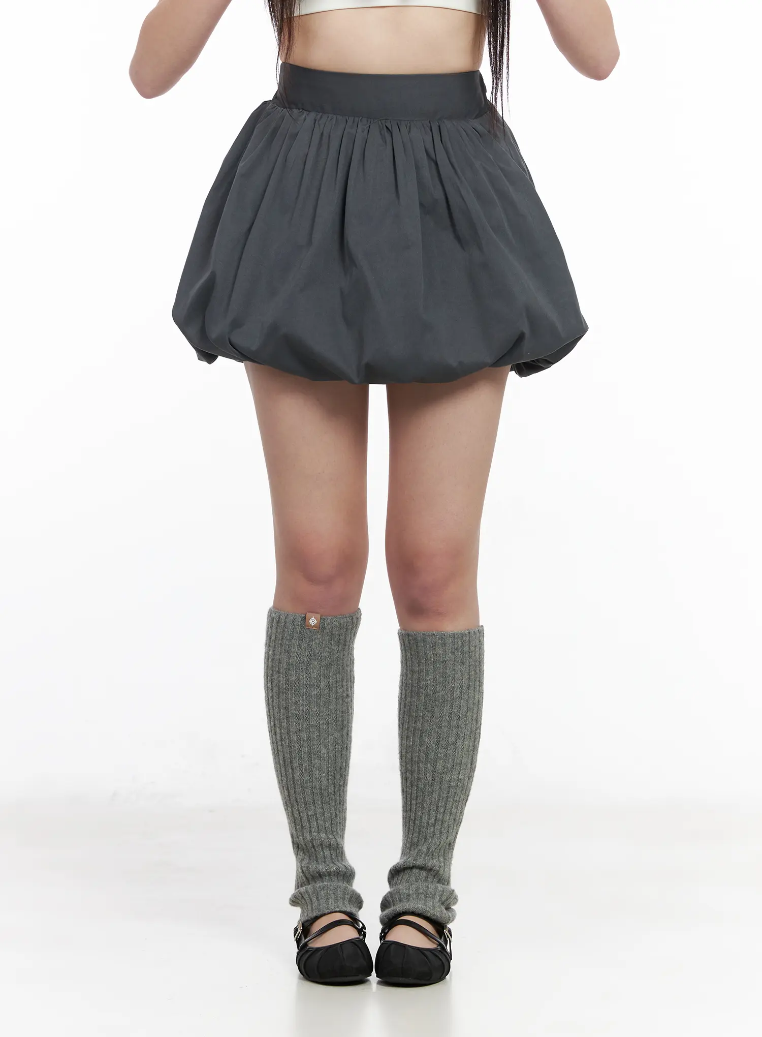 Pleated Balloon Mini Skirt CM513 - Image 9