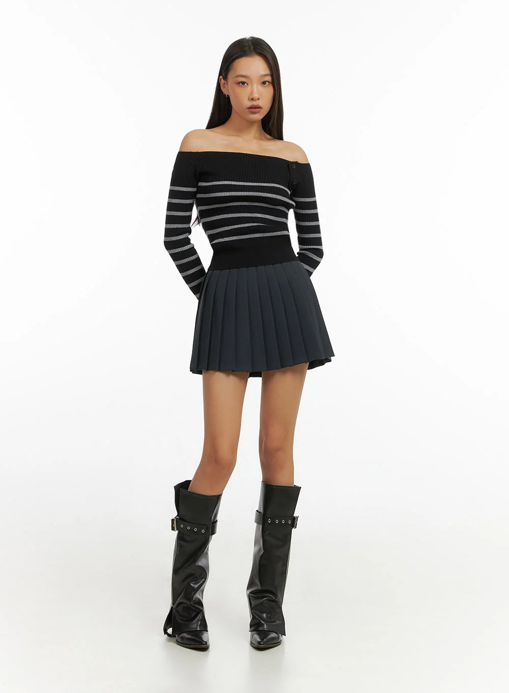 Pleated Bliss Mini Skirt IO409 - Image 4