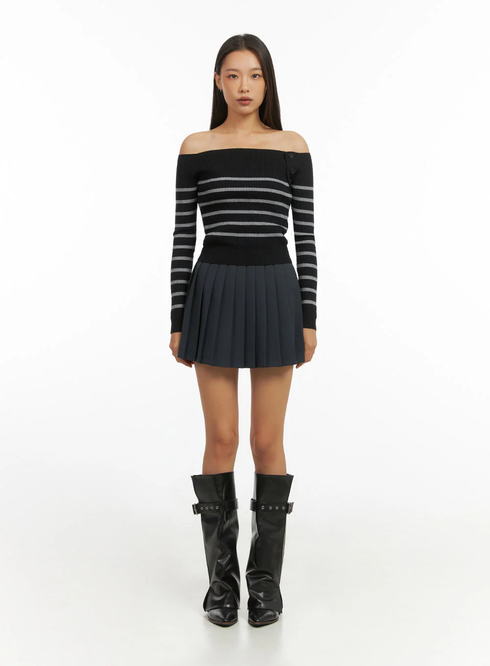 Pleated Bliss Mini Skirt IO409 - Image 5