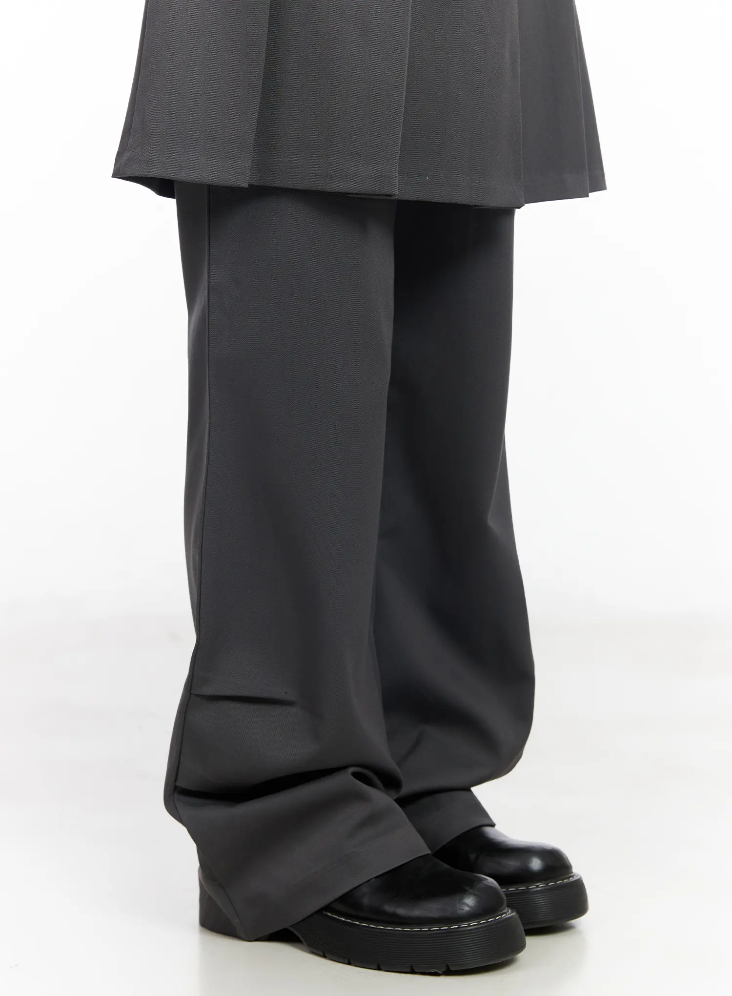 Pleated Layered Skirt Pants CF523 - Image 10