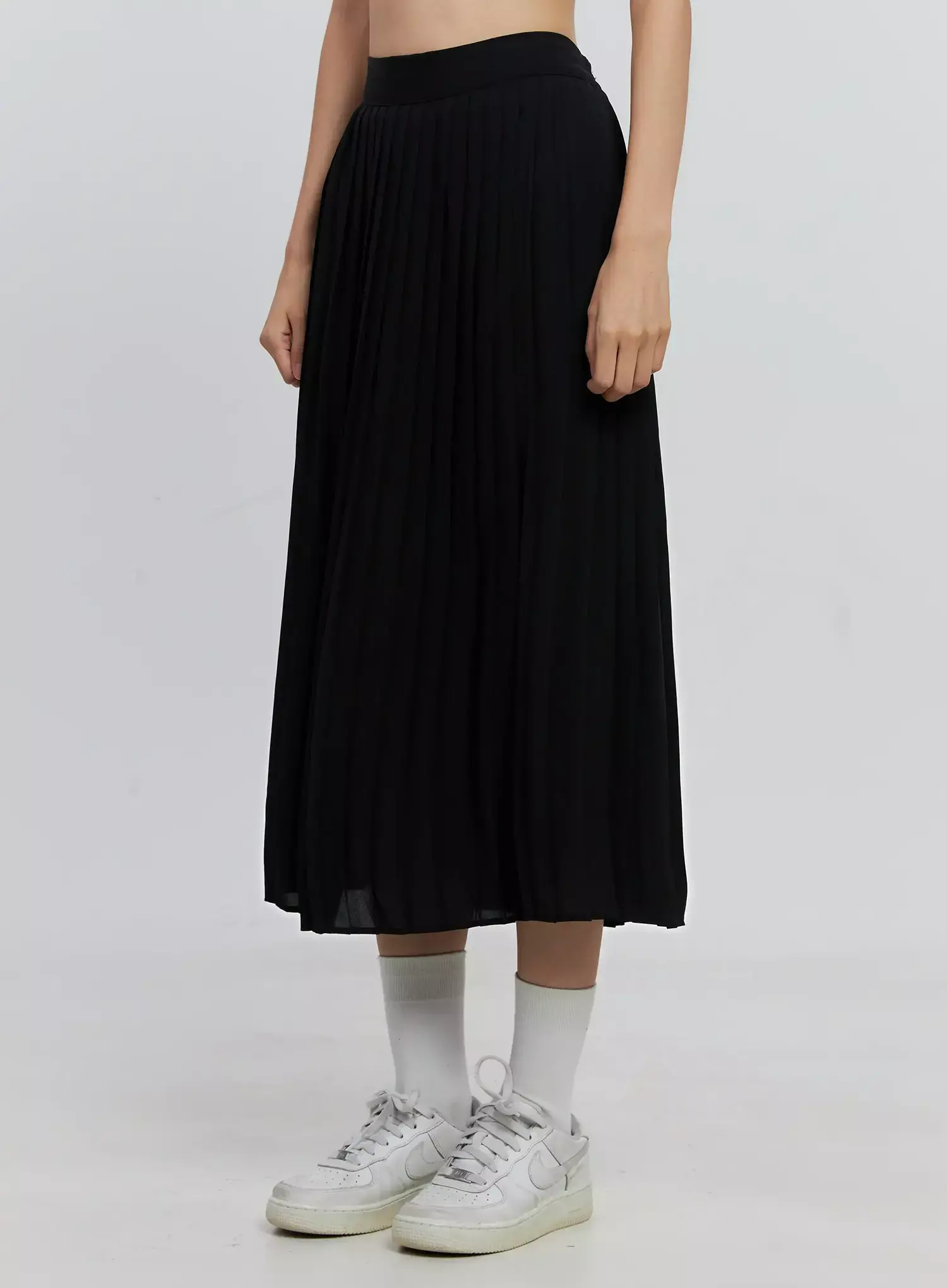 Pleated Maxi Skirt IS516 - Image 7