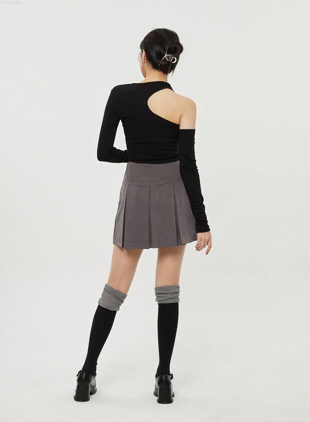 Pleated Mini Skirt BF314 - Image 11