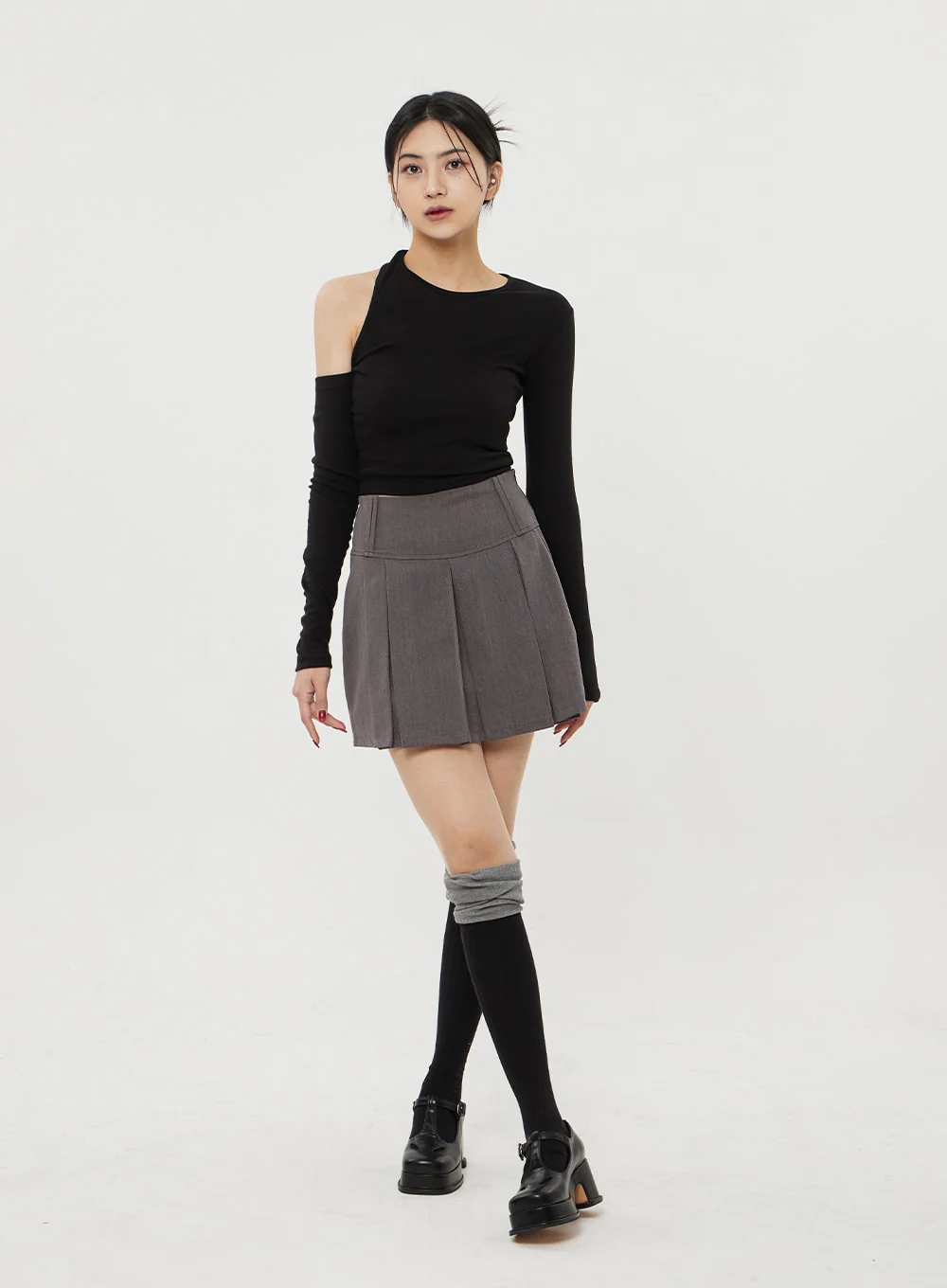 Pleated Mini Skirt BF314 - Image 12
