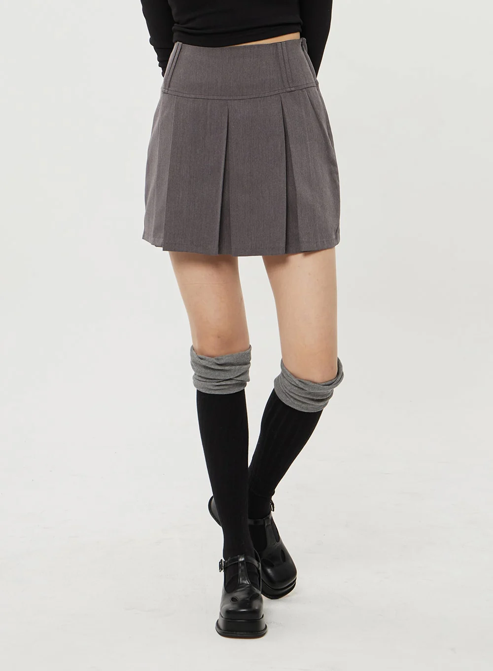 Pleated Mini Skirt BF314 - Image 13