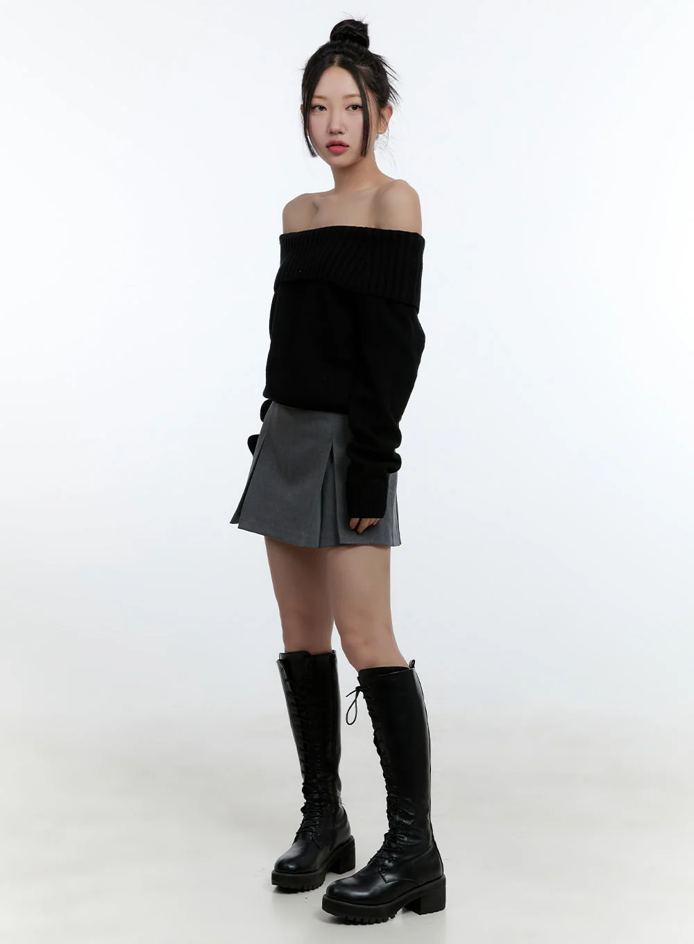 Pleated Mini Skirt CD424 - Image 4