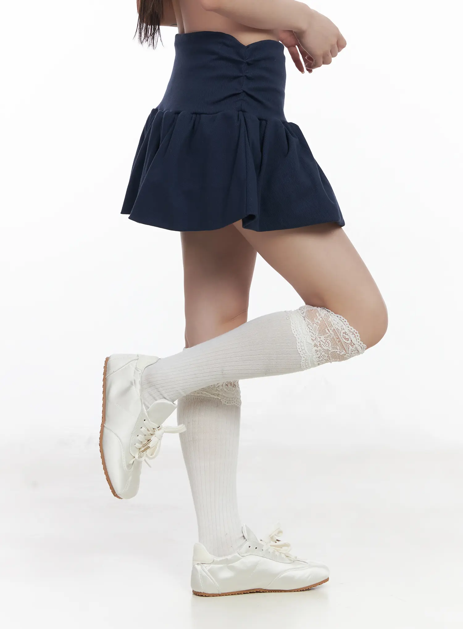 Pleated Mini Skirt CF523 - Image 3