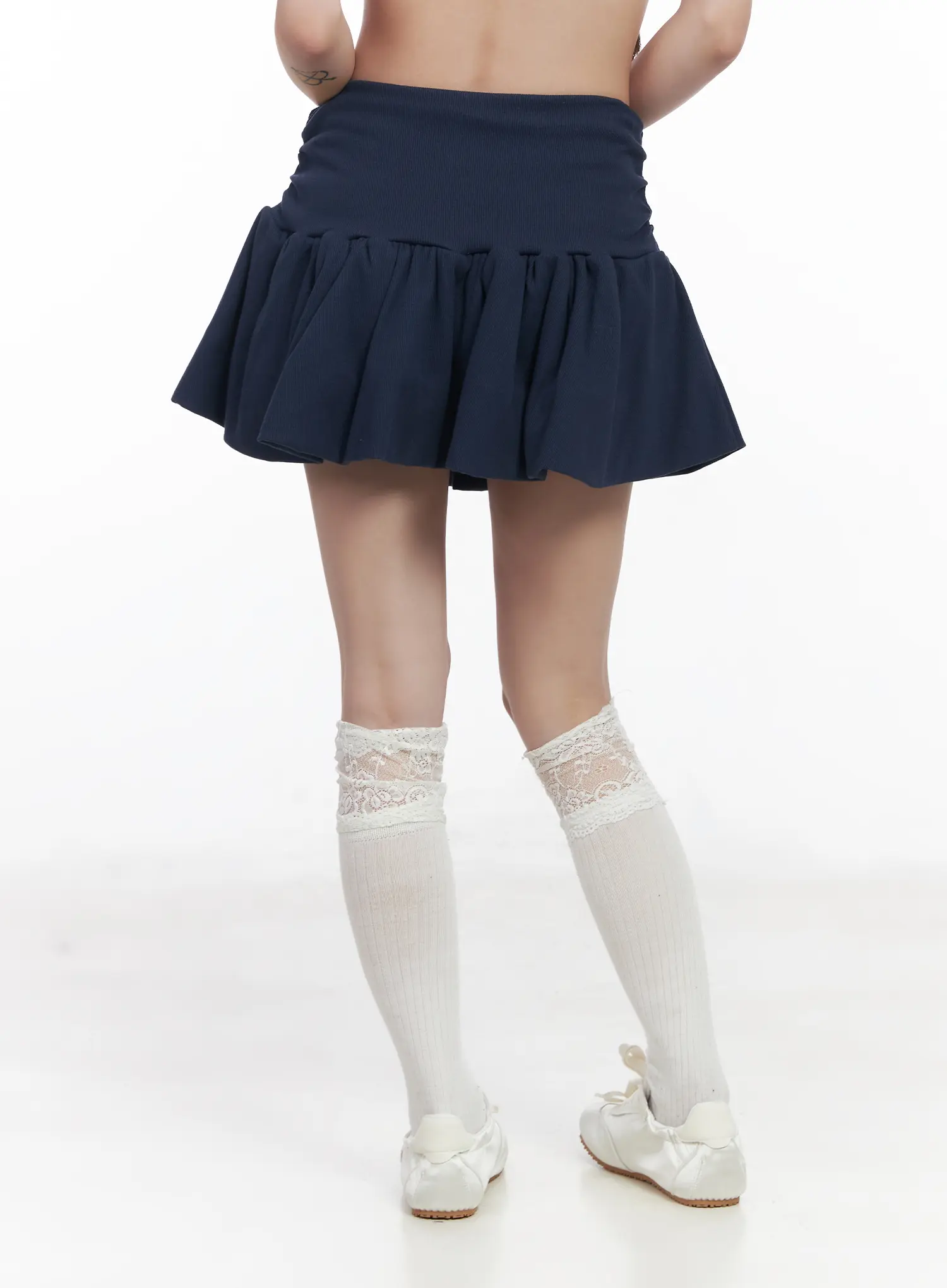 Pleated Mini Skirt CF523 - Image 4