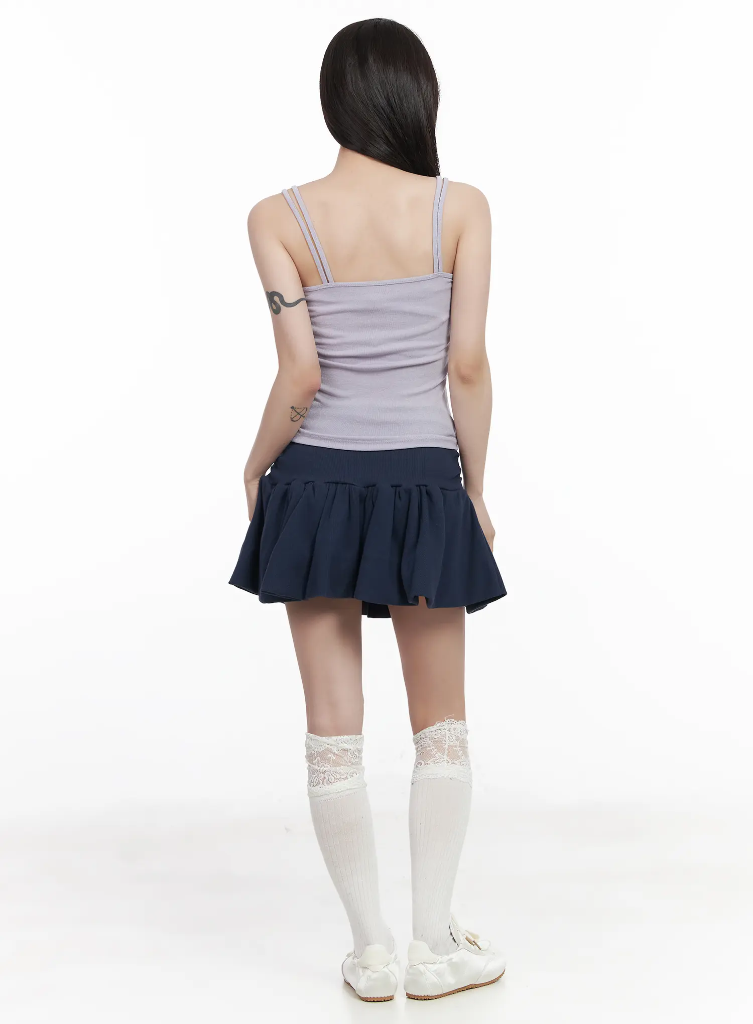 Pleated Mini Skirt CF523 - Image 7