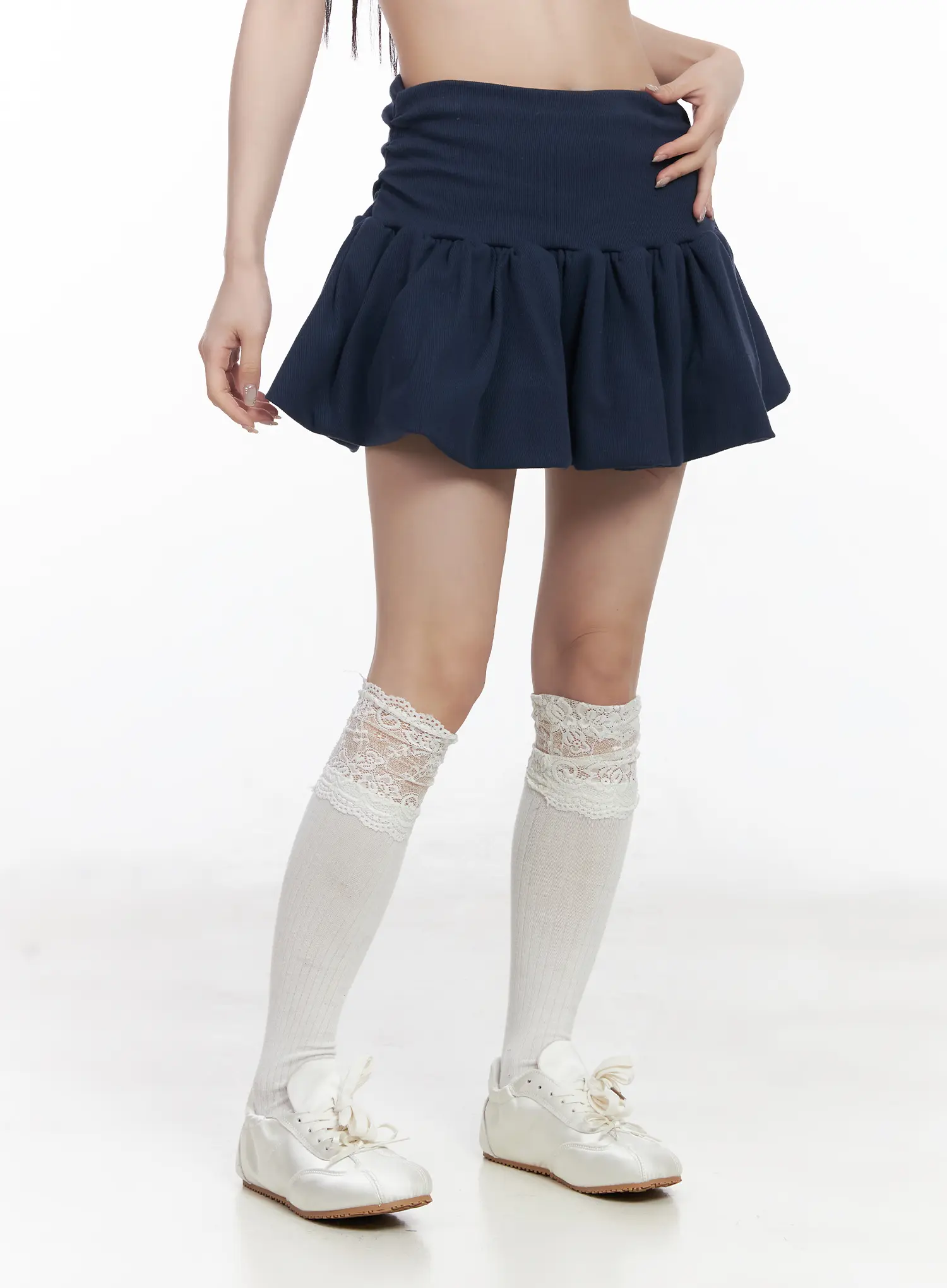 Pleated Mini Skirt CF523 - Image 9