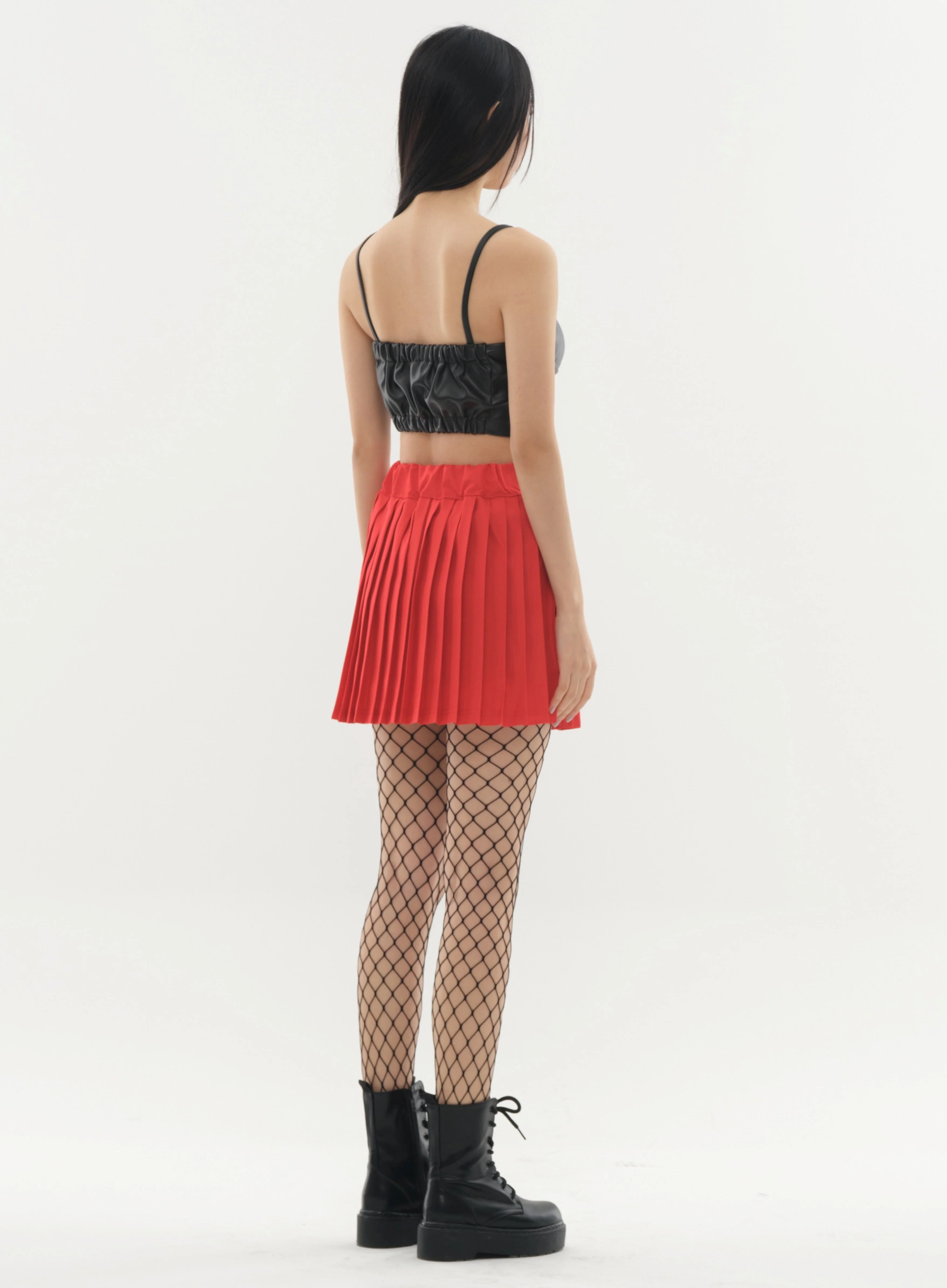 Pleated Mini Skirt with Chain #Original Kpop #121692 - Image 6