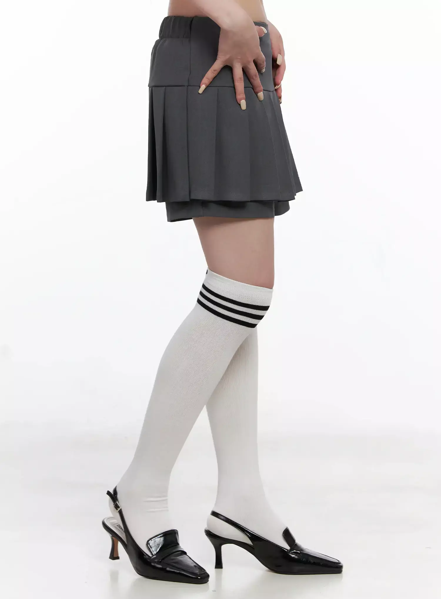 Pleated Mini Skort IS508 - Image 10