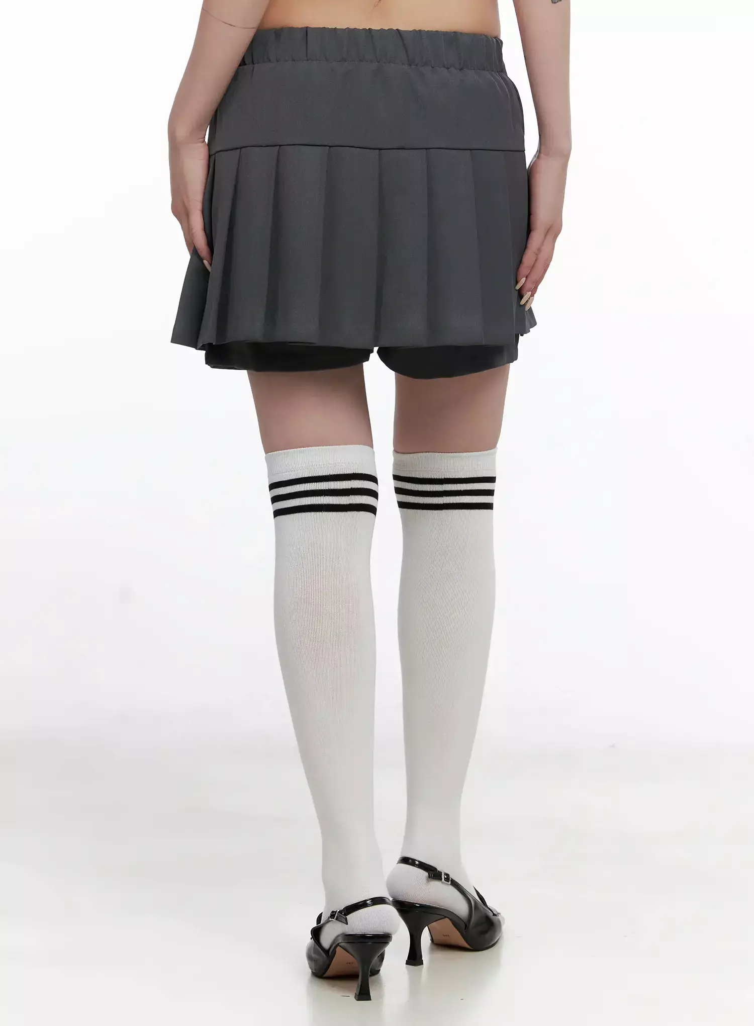 Pleated Mini Skort IS508 - Image 12