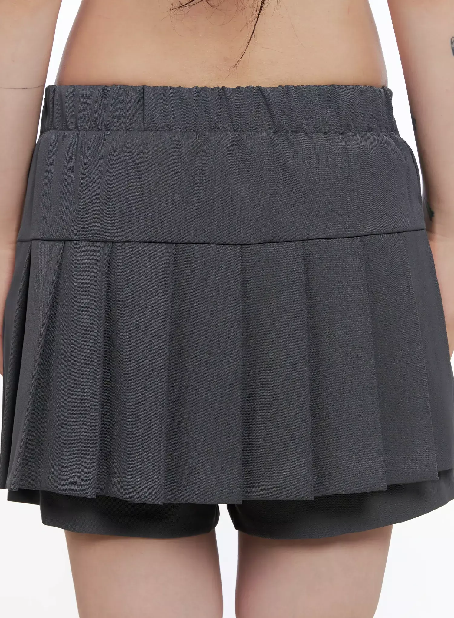 Pleated Mini Skort IS508 - Image 13