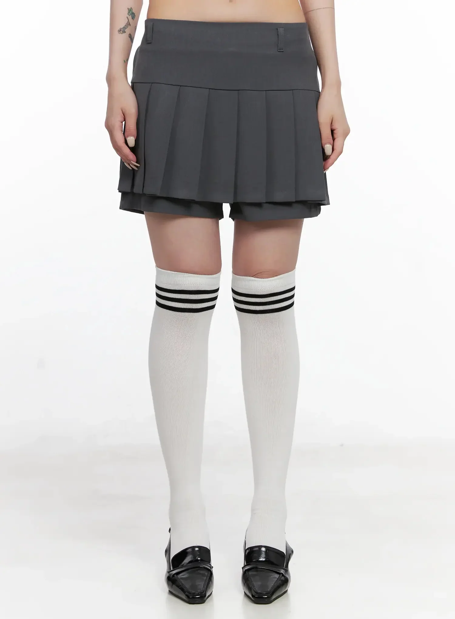 Pleated Mini Skort IS508 - Image 6